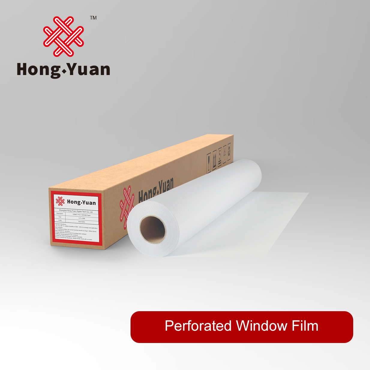 High Grade Perforated Window Film-OWV3000