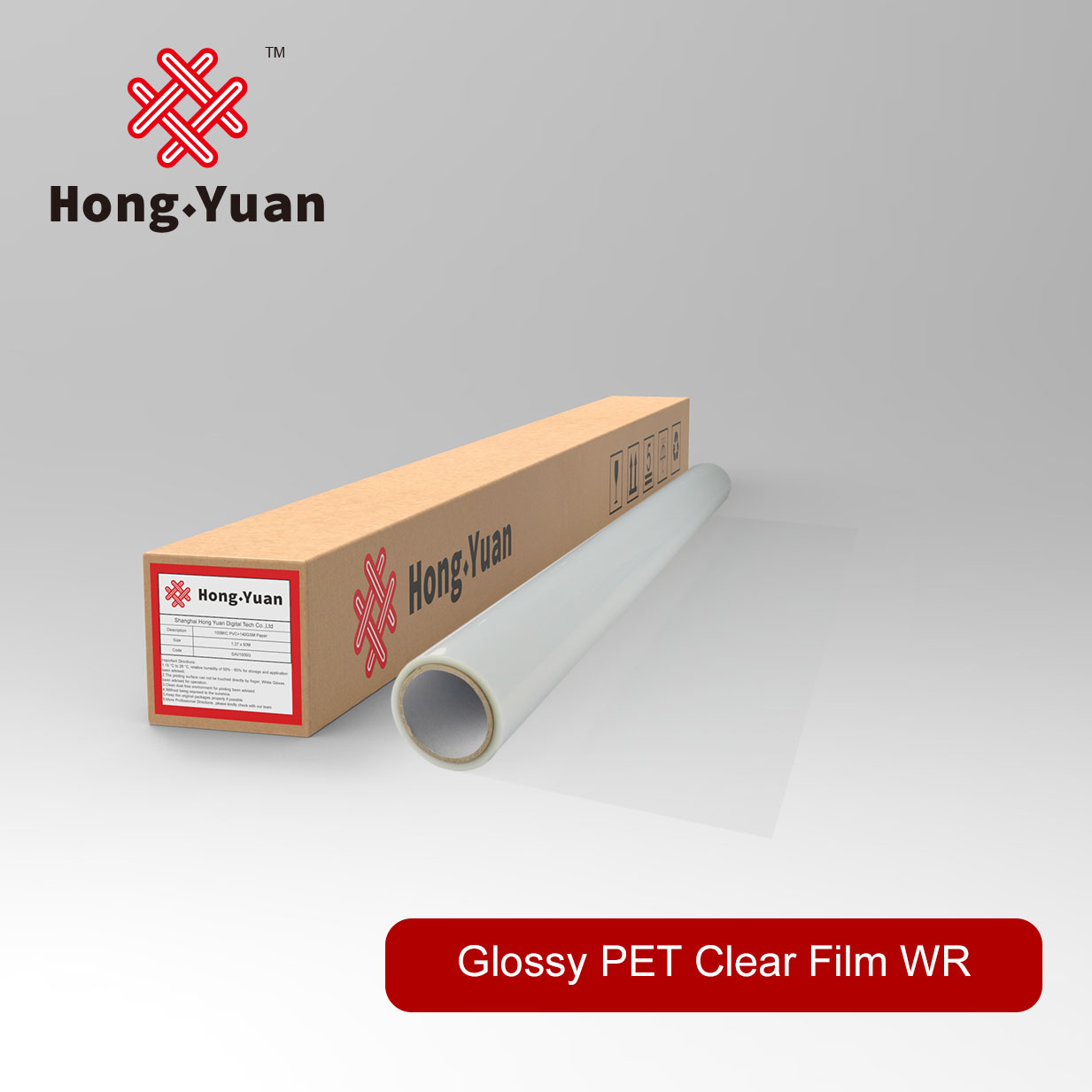 Glossy PET Clear Film WR WTF100G